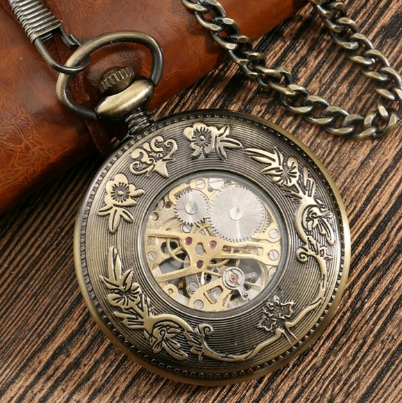 Equestrian mechanical pocket watch - Picture 4 of 5